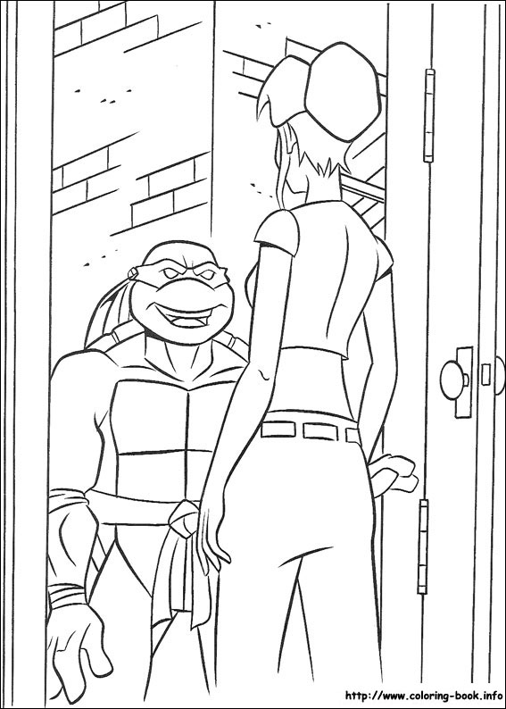 Teenage Mutant Ninja Turtles coloring picture